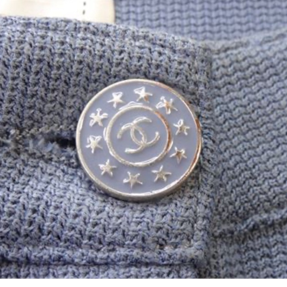 Vintage Chanel Baby Blue Pants